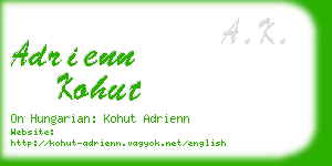 adrienn kohut business card